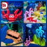 DK 7020 THỦY CUNG CÁ MẬP ĐẠI DƯƠNG bộ đồ chơi xếp lắp ráp ghép mô hình Creator ATLANTIS WORLD AQUARIA Sáng Tạo 648 khối