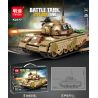 MINGDI LEIBAO K2077 2077 BỂ 88A bộ đồ chơi xếp lắp ráp ghép mô hình Military Army TYPE 88A TANK Quân Sự Bộ Đội 352 khối