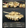 MINGDI LEIBAO K2079 2079 XE TĂNG M1A1 bộ đồ chơi xếp lắp ráp ghép mô hình Military Army M1A1 TANK Quân Sự Bộ Đội 354 khối