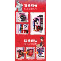 JIALE SPECIAL 32002 TẾ BÀO HOẠT ĐỘNG TUẦN HOÀN MÁU CỦA TIM VÀ PHỔI bộ đồ chơi xếp lắp ráp ghép mô hình Movie & Game Phim Và Trò Chơi 941 khối