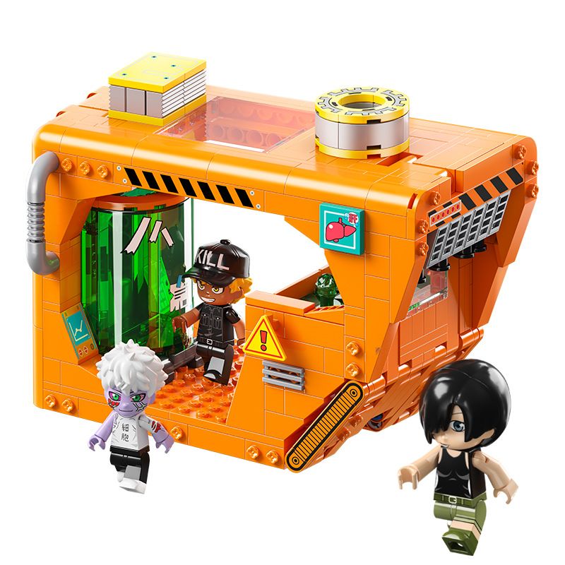 JIALE SPECIAL 32003 TẾ BÀO LÀM VIỆC NHÀ MÁY GAN TIÊU DIỆT UNG THƯ bộ đồ chơi xếp lắp ráp ghép mô hình Movie & Game Phim Và Trò Chơi 602 khối