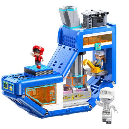 JIALE SPECIAL 32004 TẾ BÀO LÀM VIỆC NHÀ MÁY TIÊU HÓA THỨC ĂN CỦA DẠ DÀY bộ đồ chơi xếp lắp ráp ghép mô hình Movie & Game Phim Và Trò Chơi 1122 khối