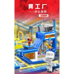 JIALE SPECIAL 32004 TẾ BÀO LÀM VIỆC NHÀ MÁY TIÊU HÓA THỨC ĂN CỦA DẠ DÀY bộ đồ chơi xếp lắp ráp ghép mô hình Movie & Game Phim Và Trò Chơi 1122 khối