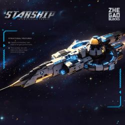 ZHEGAO QJ5472 5472 KẺ HỦY DIỆT NGÔI SAO bộ đồ chơi xếp lắp ráp ghép mô hình STARSHIP 994 khối