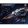 ZHEGAO QJ5472 5472 KẺ HỦY DIỆT NGÔI SAO bộ đồ chơi xếp lắp ráp ghép mô hình STARSHIP 994 khối