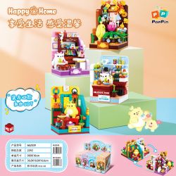 ZHEGAO 662039 GẤU VỪA CHỚM NỞ LOHAS NEST bộ đồ chơi xếp lắp ráp ghép mô hình 2292 khối