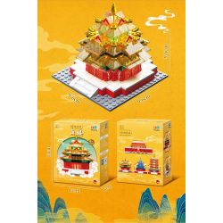 ZHEGAO 612048 KIẾN TRÚC XU HƯỚNG QUỐC GIA THÁP PHÁO bộ đồ chơi xếp lắp ráp ghép mô hình Architecture Công Trình Kiến Trúc