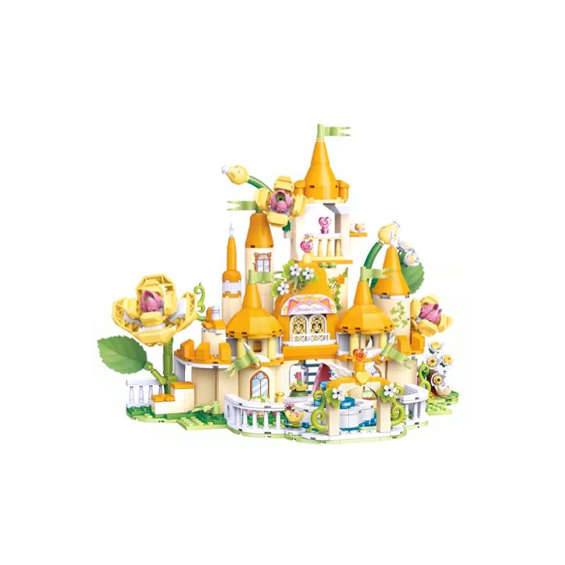 KEEPPLEY 34017 LÂU ĐÀI VƯỜN NUANYANG bộ đồ chơi xếp lắp ráp ghép mô hình Arts & Crafts 603 khối