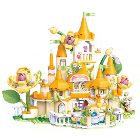 KEEPPLEY 34017 LÂU ĐÀI VƯỜN NUANYANG bộ đồ chơi xếp lắp ráp ghép mô hình Arts & Crafts 603 khối