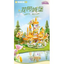 KEEPPLEY 34017 LÂU ĐÀI VƯỜN NUANYANG bộ đồ chơi xếp lắp ráp ghép mô hình Arts & Crafts 603 khối