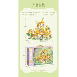 KEEPPLEY 34017 LÂU ĐÀI VƯỜN NUANYANG bộ đồ chơi xếp lắp ráp ghép mô hình Arts & Crafts 603 khối