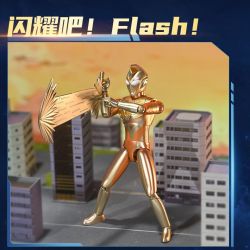 KEEPPLEY 75241 ULTRAMAN SIÊU GIÁP VÀNG TẶNG ÁNH SÁNG TỎA bộ đồ chơi xếp lắp ráp ghép mô hình Movie & Game Phim Và Trò Chơi