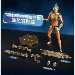 KEEPPLEY 75241 ULTRAMAN SIÊU GIÁP VÀNG TẶNG ÁNH SÁNG TỎA bộ đồ chơi xếp lắp ráp ghép mô hình Movie & Game Phim Và Trò Chơi