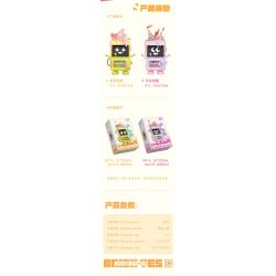 WEILE CREATION 2174 QUẦY TRÁNG MIỆNG CHANH VANI bộ đồ chơi xếp lắp ráp ghép mô hình ICE CREAM 656 khối