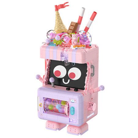 WEILE CREATION 2175 DESSERT INN GẶP GỠ VỚI BỘT KHOAI MÔN bộ đồ chơi xếp lắp ráp ghép mô hình ICE CREAM 623 khối