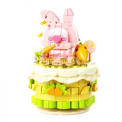 GEKKOSHA 802029 CHIẾC BÁNH BẬP BÊNH NHỎ XINH SOUFFLÉ VÀ CARROT BUNNY bộ đồ chơi xếp lắp ráp ghép mô hình Arts & Crafts SHAKE
