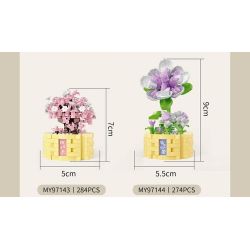 MOYU BLOCK MY97139 97139 YÊU TINH TRONG CHẬU LÀN GIÓ XUÂN ÊM DỊU bộ đồ chơi xếp lắp ráp ghép mô hình Creator Sáng Tạo 261 khối