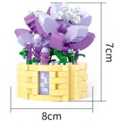 MOYU BLOCK MY97140 97140 YÊU TINH TRONG CHẬU MÙA XUÂN TÀN PHAI bộ đồ chơi xếp lắp ráp ghép mô hình Creator Sáng Tạo 317 khối