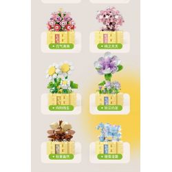 MOYU BLOCK MY97140 97140 YÊU TINH TRONG CHẬU MÙA XUÂN TÀN PHAI bộ đồ chơi xếp lắp ráp ghép mô hình Creator Sáng Tạo 317 khối