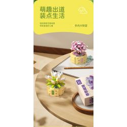 MOYU BLOCK MY97140 97140 YÊU TINH TRONG CHẬU MÙA XUÂN TÀN PHAI bộ đồ chơi xếp lắp ráp ghép mô hình Creator Sáng Tạo 317 khối