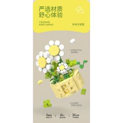 MOYU BLOCK MY97140 97140 YÊU TINH TRONG CHẬU MÙA XUÂN TÀN PHAI bộ đồ chơi xếp lắp ráp ghép mô hình Creator Sáng Tạo 317 khối