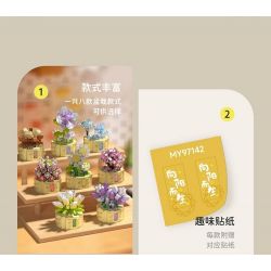 MOYU BLOCK MY97142 97142 YÊU TINH TRONG CHẬU SINH RA HƯỚNG VỀ PHÍA MẶT TRỜI bộ đồ chơi xếp lắp ráp ghép mô hình Creator Sáng Tạo 290 khối