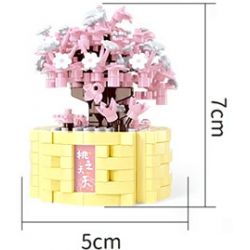 MOYU BLOCK MY97143 97143 YÊU TINH TRONG CHẬU ĐÀO YAOYAO bộ đồ chơi xếp lắp ráp ghép mô hình Creator Sáng Tạo 284 khối