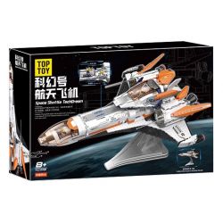 TOP TOY TC1419 1419 KHOA HỌC VIỄN TƯỞNG TÀU CON THOI bộ đồ chơi xếp lắp ráp ghép mô hình SPACE SHUTTLE TECHDREAM 800 khối