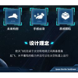 TOP TOY TC1419 1419 KHOA HỌC VIỄN TƯỞNG TÀU CON THOI bộ đồ chơi xếp lắp ráp ghép mô hình SPACE SHUTTLE TECHDREAM 800 khối