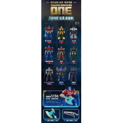 BLOKEES 71105 TRANSFORMERS STAR EDITION TẬP 5 NGUỒN GỐC bộ đồ chơi xếp lắp ráp ghép mô hình Movie & Game TRANSFORMERS ONE Phim Và Trò Chơi