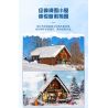 LUMIBRICKS FUNWHOLE F9041 9041 NGÔI NHÀ CỔ ĐIỂN CABIN TRƯỢT TUYẾT bộ đồ chơi xếp lắp ráp ghép mô hình Creator Sáng Tạo 2187 khối