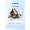 LUMIBRICKS FUNWHOLE F9041 9041 NGÔI NHÀ CỔ ĐIỂN CABIN TRƯỢT TUYẾT bộ đồ chơi xếp lắp ráp ghép mô hình Creator Sáng Tạo 2187 khối