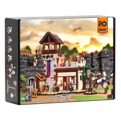 LUMIBRICKS FUNWHOLE F9048 9048 THỜI TRUNG CỔ SÂN TẬP BINH SĨ bộ đồ chơi xếp lắp ráp ghép mô hình Medieval Castle Chiến Tranh Trung Cổ 964 khối