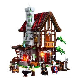 LUMIBRICKS FUNWHOLE F9040 9040 THỜI TRUNG CỔ LÒ RÈN bộ đồ chơi xếp lắp ráp ghép mô hình Medieval Castle Chiến Tranh Trung Cổ 1595 khối