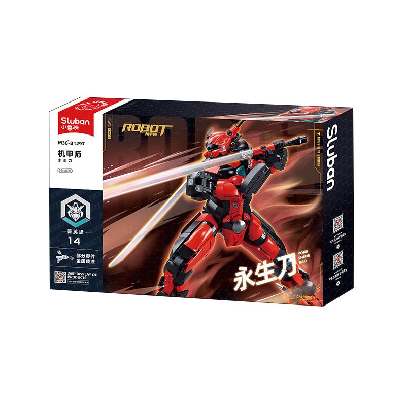 SLUBAN M38-B1297 B1297 1297 M38B1297 38-B1297 BẬC THẦY CƠ KHÍ CON DAO TRƯỜNG SINH VĨNH CỬU MECHA TINH ANH bộ đồ chơi xếp lắp ráp ghép mô hình 554 khối