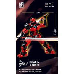 SLUBAN M38-B1297 B1297 1297 M38B1297 38-B1297 BẬC THẦY CƠ KHÍ CON DAO TRƯỜNG SINH VĨNH CỬU MECHA TINH ANH bộ đồ chơi xếp lắp ráp ghép mô hình 554 khối