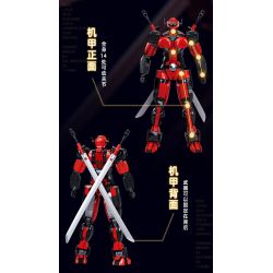 SLUBAN M38-B1297 B1297 1297 M38B1297 38-B1297 BẬC THẦY CƠ KHÍ CON DAO TRƯỜNG SINH VĨNH CỬU MECHA TINH ANH bộ đồ chơi xếp lắp ráp ghép mô hình 554 khối