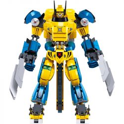 SLUBAN M38-B1298 B1298 1298 M38B1298 38-B1298 BẬC THẦY CƠ KHÍ MECHA NGƯỜI SÓI ƯU TÚ bộ đồ chơi xếp lắp ráp ghép mô hình 525 khối