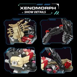 JIESTAR JJ9154 9154 CHIẾN ĐẤU VỚI NGƯỜI NGOÀI HÀNH TINH bộ đồ chơi xếp lắp ráp ghép mô hình XENOMORPH 882 khối