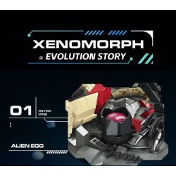 JIESTAR JJ9154 9154 CHIẾN ĐẤU VỚI NGƯỜI NGOÀI HÀNH TINH bộ đồ chơi xếp lắp ráp ghép mô hình XENOMORPH 882 khối