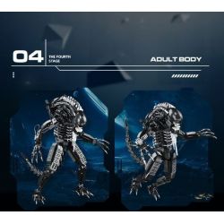 JIESTAR JJ9154 9154 CHIẾN ĐẤU VỚI NGƯỜI NGOÀI HÀNH TINH bộ đồ chơi xếp lắp ráp ghép mô hình XENOMORPH 882 khối