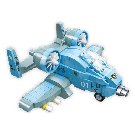 JIESTAR 58276 MÁY BAY TẤN CÔNG A-10 bộ đồ chơi xếp lắp ráp ghép mô hình Military Army Quân Sự Bộ Đội 271 khối