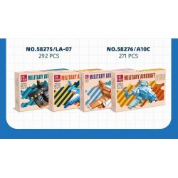 JIESTAR 58276 MÁY BAY TẤN CÔNG A-10 bộ đồ chơi xếp lắp ráp ghép mô hình Military Army Quân Sự Bộ Đội 271 khối