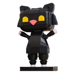 BRICKIT BICA-01 BICA-02 ĐỘNG VẬT DỄ THƯƠNG MÈO ĐEN NHỎ TRẮNG bộ đồ chơi xếp lắp ráp ghép mô hình BLACKYCAT / ROSY 114 khối