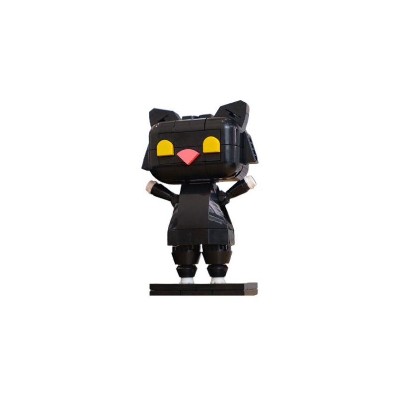 BRICKIT BICA-01 BICA-02 ĐỘNG VẬT DỄ THƯƠNG MÈO ĐEN NHỎ TRẮNG bộ đồ chơi xếp lắp ráp ghép mô hình BLACKYCAT / ROSY 114 khối