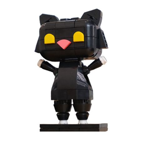 BRICKIT BICA-01 BICA-02 ĐỘNG VẬT DỄ THƯƠNG MÈO ĐEN NHỎ TRẮNG bộ đồ chơi xếp lắp ráp ghép mô hình BLACKYCAT / ROSY 114 khối