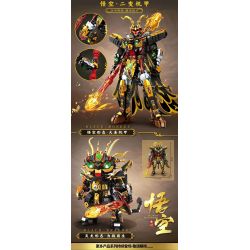 STARJAEN 63001 TRUYỀN KỲ NGỘ KHÔNG YANLONG CƠ KHÍ BIẾN HÌNH THỨ HAI bộ đồ chơi xếp lắp ráp ghép mô hình