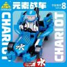 Kazi KY81068 81068 XE KÉO NGUYÊN TỐ 8 LOẠI bộ đồ chơi xếp lắp ráp ghép mô hình ELEMENT CHARIOT 704 khối