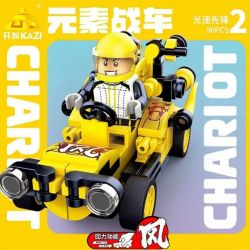 Kazi KY81068 81068 XE KÉO NGUYÊN TỐ 8 LOẠI bộ đồ chơi xếp lắp ráp ghép mô hình ELEMENT CHARIOT 704 khối