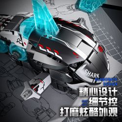 JI BRICK 39902 BỮA TIỆC QUÁI THÚ CÁ MẬP ĐEN bộ đồ chơi xếp lắp ráp ghép mô hình 688 khối